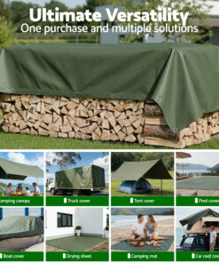 Instahut Tarp 4x6m - Heavy Duty Water Resistant Solution - Image 8