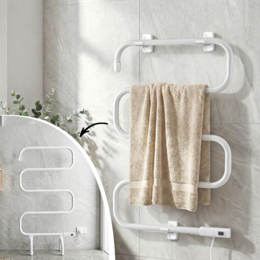TW-C-102S-SS-202512171800-00-19.jpg Devanti Heated Towel Rail - Warm, Dry Towels Anytime – image 1