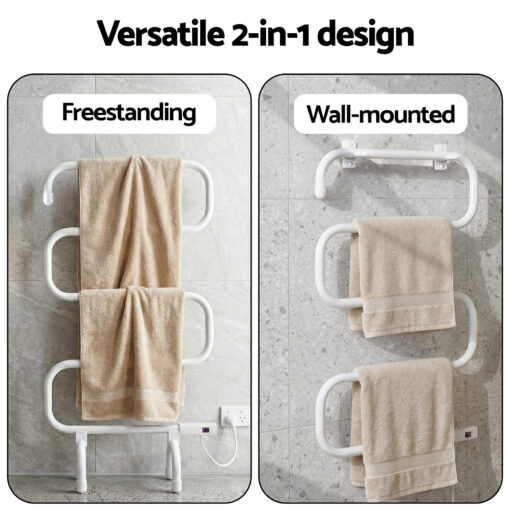 Devanti Heated Towel Rail - Warm, Dry Towels Anytime – image 5