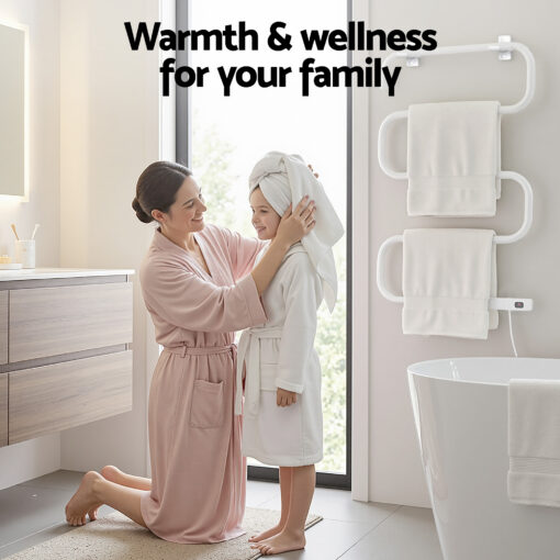 Devanti Heated Towel Rail - Warm, Dry Towels Anytime – image 10