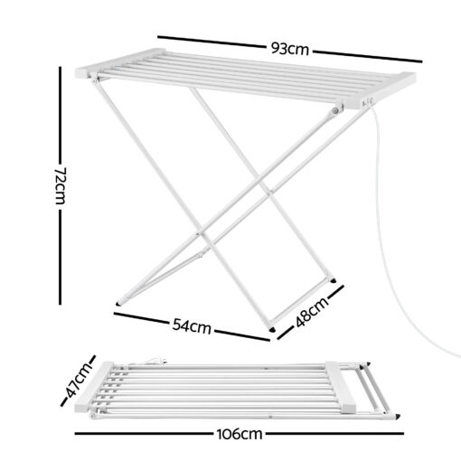 Devanti Heated Towel Rail - Quick Drying Solution – image 3
