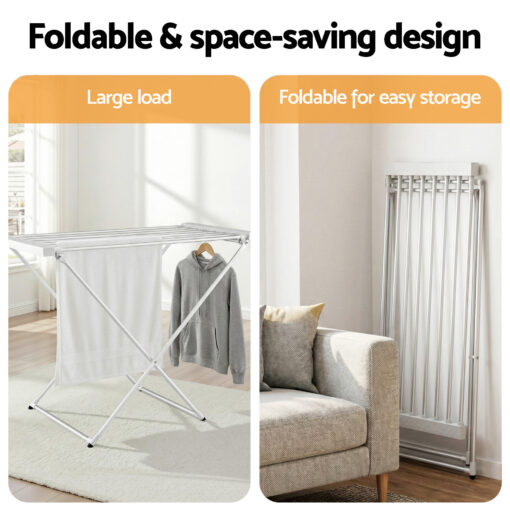 Devanti Heated Towel Rail - Quick Drying Solution – image 8