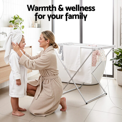 Devanti Heated Towel Rail - Quick Drying Solution – image 10