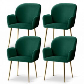 Artiss Velvet Dining Chairs Set of 4 - Luxurious Comfort – image 1