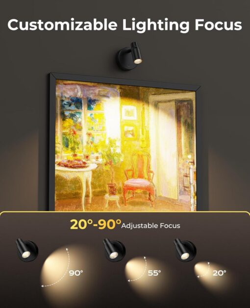 Rechargeable Indoor Spotlight for Art & Plants - 2 Pack – image 2