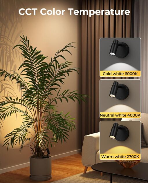 Rechargeable Indoor Spotlight for Art & Plants - 2 Pack – image 4