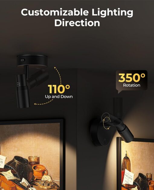 Rechargeable Indoor Spotlight for Art & Plants - 2 Pack – image 5