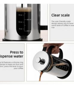 Borosilicate Glass French Press for Perfect Coffee & Tea - Image 4