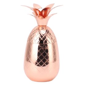 Pineapple Cocktail Shaker 500ml Rose Gold – image 1