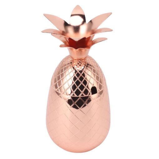 Pineapple Cocktail Shaker 500ml Rose Gold – image 3