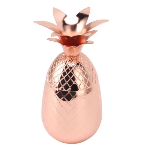Pineapple Cocktail Shaker 500ml Rose Gold – image 4