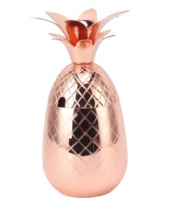 Pineapple Cocktail Shaker 500ml Rose Gold - Image 5