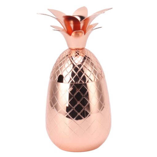Pineapple Cocktail Shaker 500ml Rose Gold – image 5