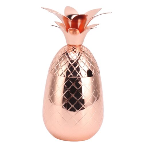 Pineapple Cocktail Shaker 500ml Rose Gold – image 6