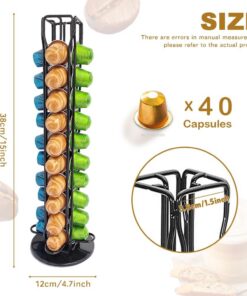 CARLA HOME Coffee Pods Holder for 40 Nespresso Pods - Image 7