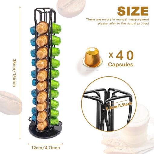 CARLA HOME Coffee Pods Holder for 40 Nespresso Pods – image 7