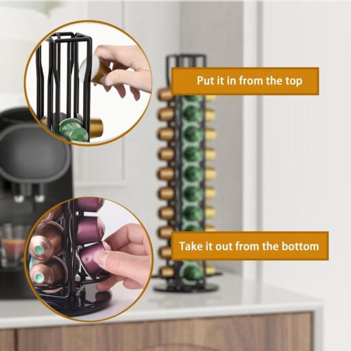 CARLA HOME Coffee Pods Holder for 40 Nespresso Pods – image 8