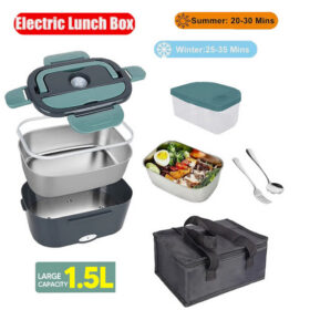 Unbranded Electric Lunch Box for Home & Car Convenience – image 1