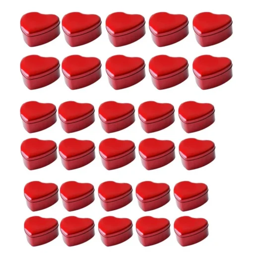 Aimall Tinplate Candy Boxes 10 Pack, 9 x 9 x 4.5 cm – image 3