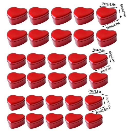 Aimall Tinplate Candy Boxes 10 Pack, 9 x 9 x 4.5 cm – image 4