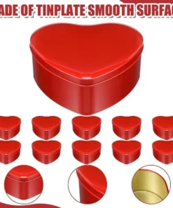 Aimall Tinplate Candy Boxes 10 Pack, 9 x 9 x 4.5 cm - Image 5