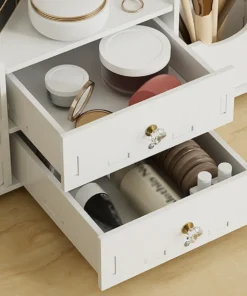 Aimall Vanity Jewellery Organiser with 360° Mirror - Image 9