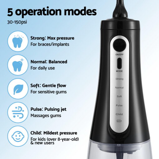 Devanti Cordless Water Flosser for Healthier Smiles – image 5