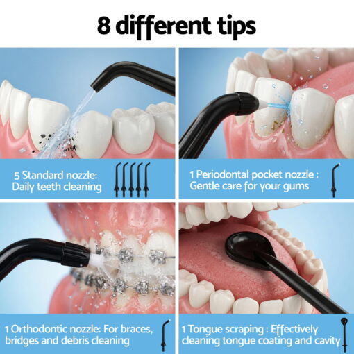 Devanti Cordless Water Flosser for Healthier Smiles – image 6