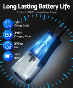 Devanti Cordless Water Flosser for Healthier Smiles - Image 7