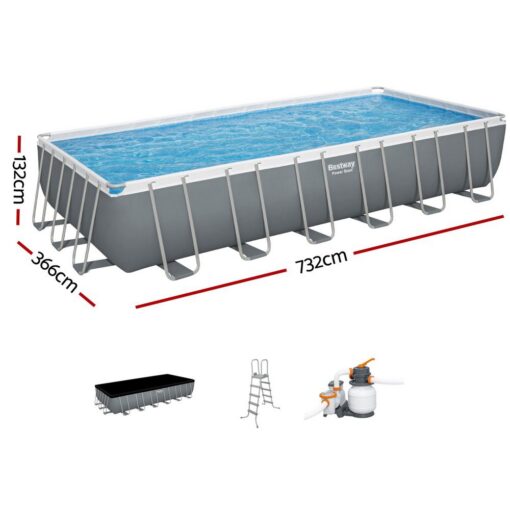 Bestway Steel Frame Pool 30,045L with Ladder – image 2