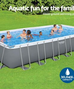 Bestway Steel Frame Pool 30,045L with Ladder - Image 4