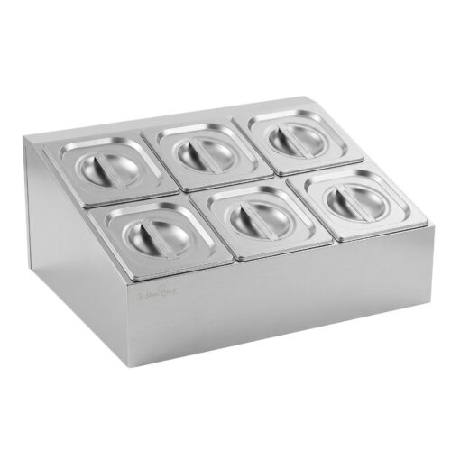 5-Star Chef Six Pan Station with Stainless Lids – image 3