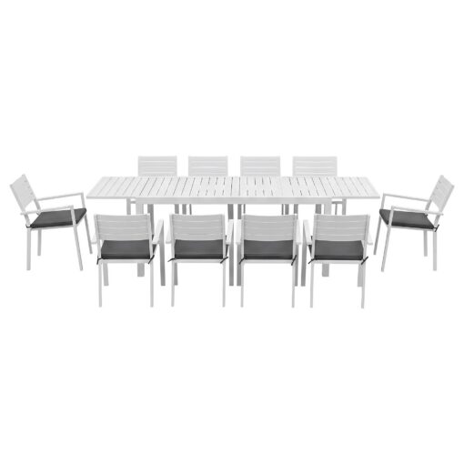 Gardeon 11 Piece Outdoor Dining Set Extendable Table – image 3