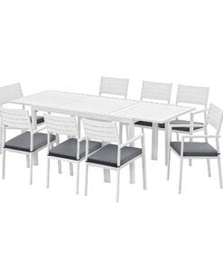 Gardeon Outdoor Dining Set with Extendable Table - Image 8