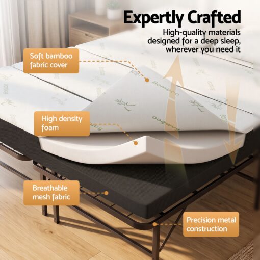 Giselle Queen Folding Bed with 4-Fold Mattress – image 4