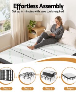 Giselle Queen Folding Bed with 4-Fold Mattress - Image 7