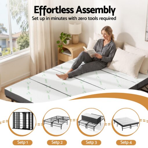Giselle Queen Folding Bed with 4-Fold Mattress – image 7