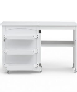 Artiss Folding Sewing Table with Storage - Image 4