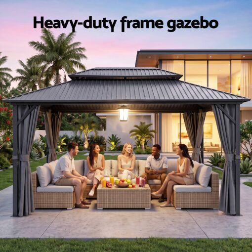 Instahut Gazebo with Galvanised Steel Roof – image 5
