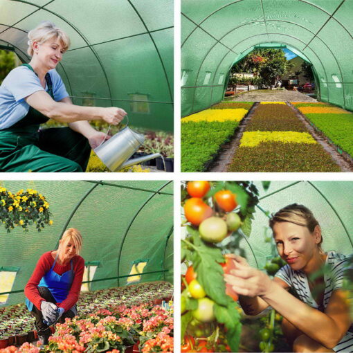 Green Fingers 6x3m Walk-In Greenhouse, 12 Vents – image 7
