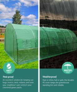 Green Fingers 6x3m Walk-In Greenhouse, 12 Vents - Image 4