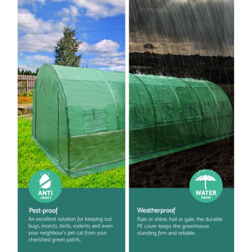 Green Fingers 6x3m Walk-In Greenhouse, 12 Vents – image 4