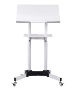 Artiss Mobile Lectern Stand, Adjustable Height - Image 5