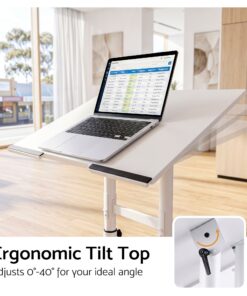Artiss Mobile Lectern Stand, Adjustable Height - Image 8