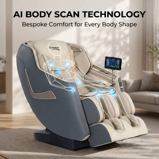 Livemor 3D Massage Chair with Zero Gravity – image 4