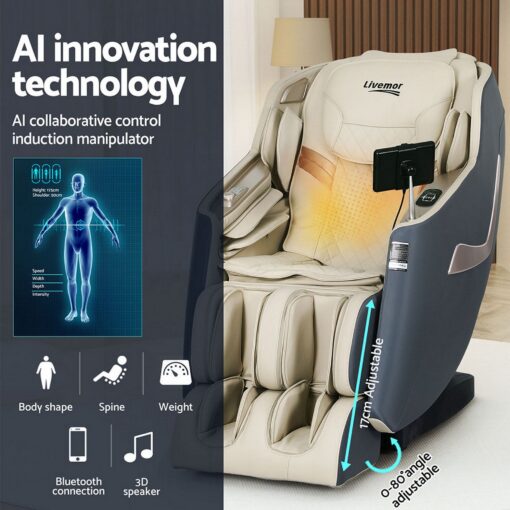 Livemor 3D Massage Chair with Zero Gravity – image 6