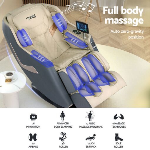 Livemor 3D Massage Chair with Zero Gravity – image 8