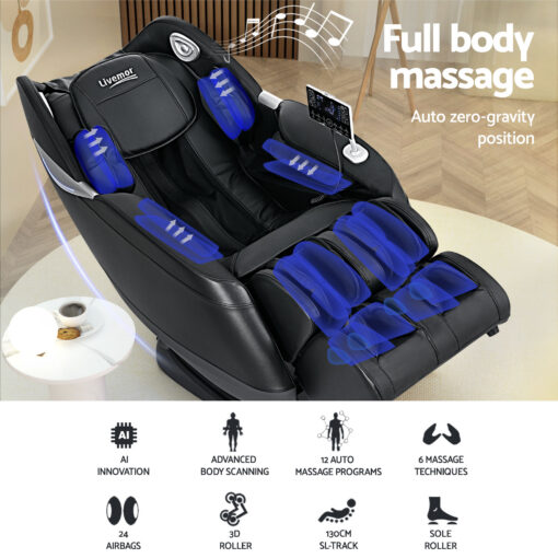 Livemor 3D Massage Chair with Zero Gravity Recline – image 4