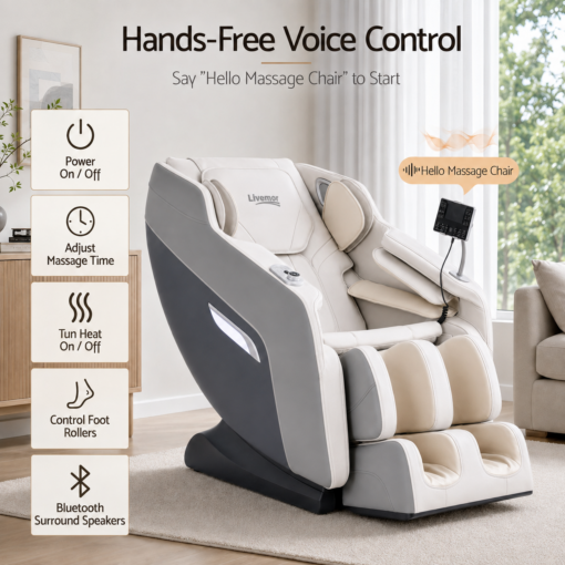 Livemor Brisa Massage Chair with Zero Gravity – image 6