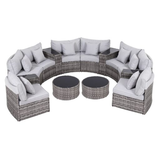 Gardeon 8-Seater 14-Piece Rattan Sofa Set – image 3